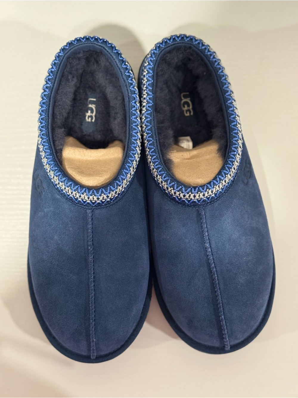 UGG Tasman slippers Womens size 7 Navy Blue New - Picture 7 of 10